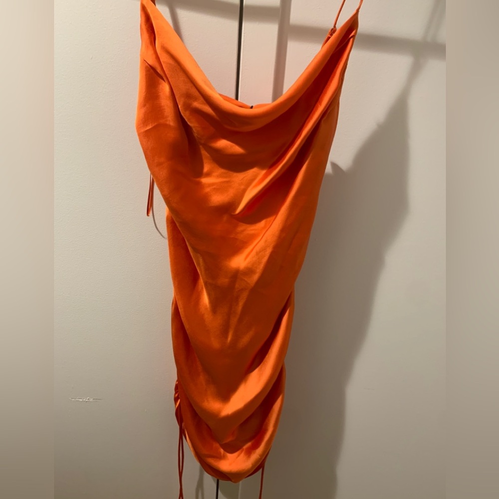 Zara Orange Mini Dress